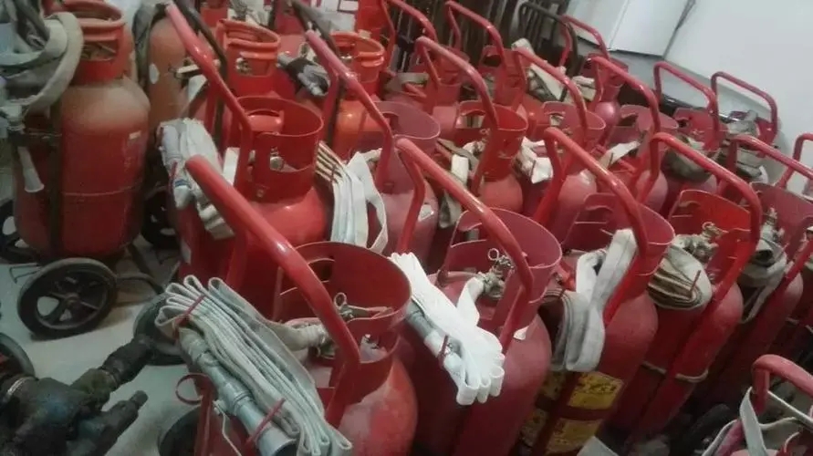 西安灭火器维修加压